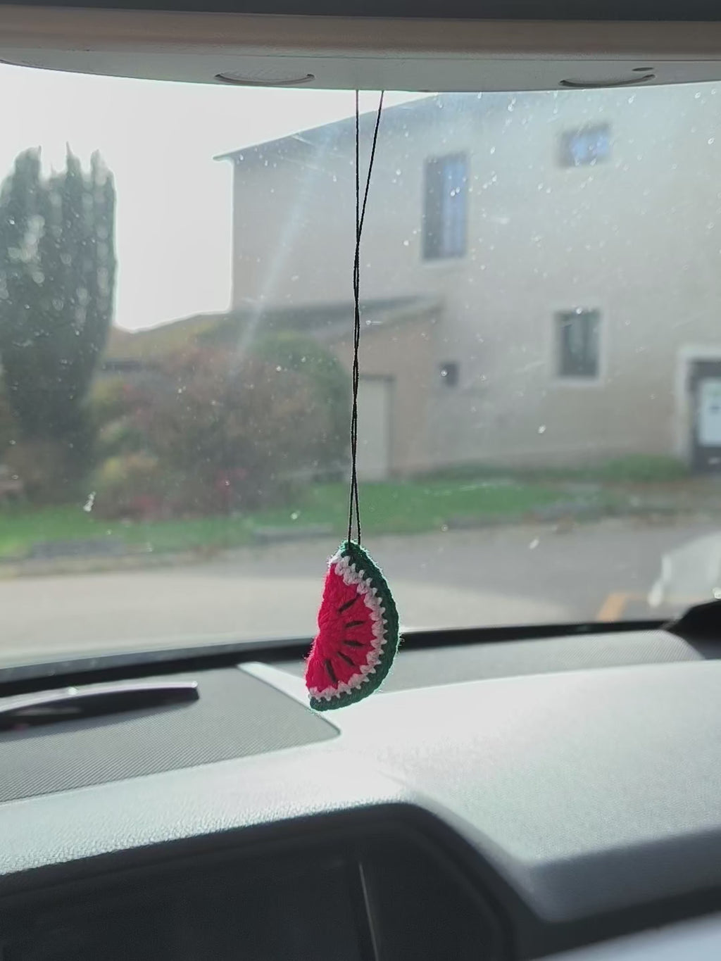 Pendentif rétro pastèque