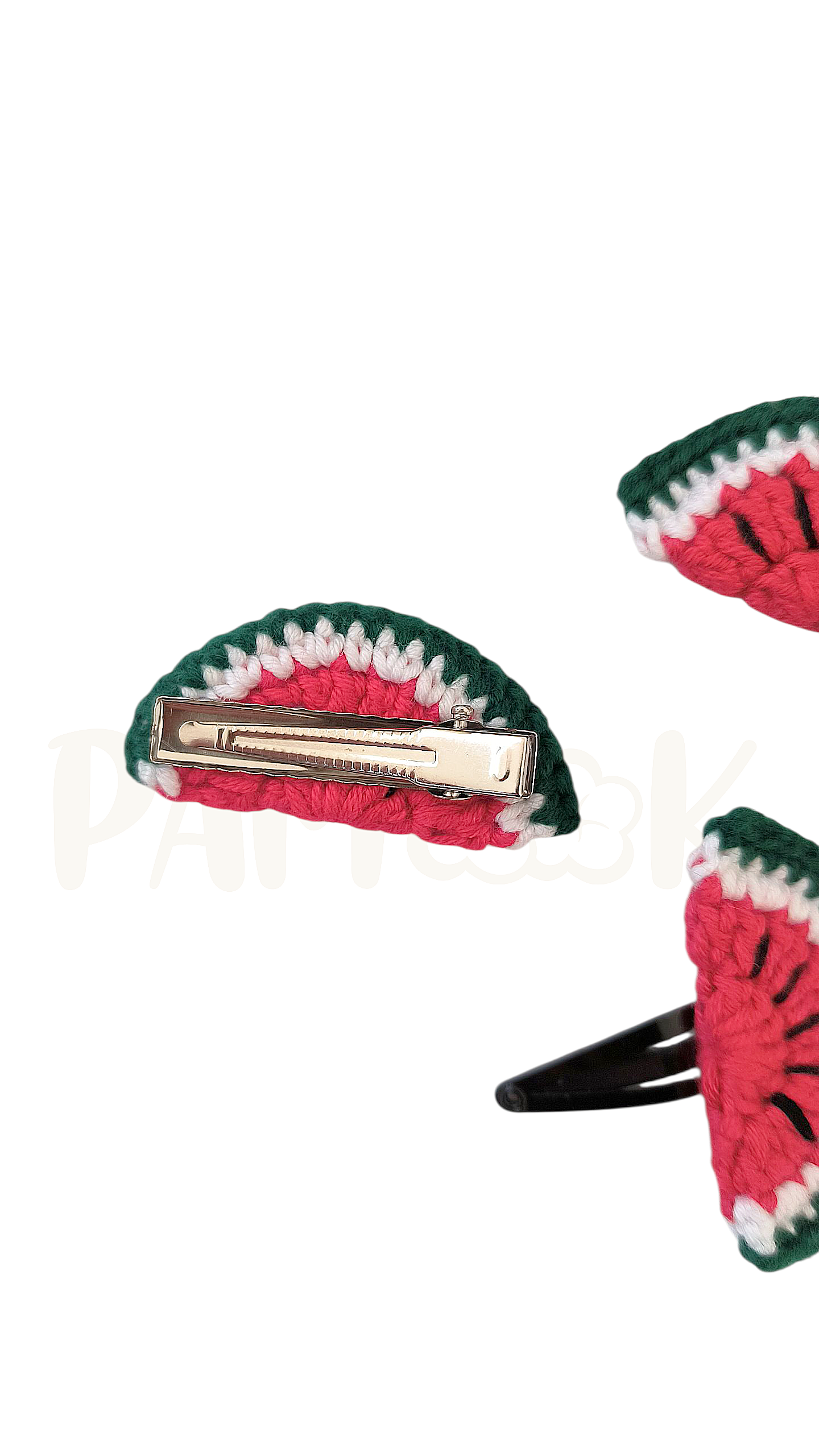 Pinces cheveux pastèque